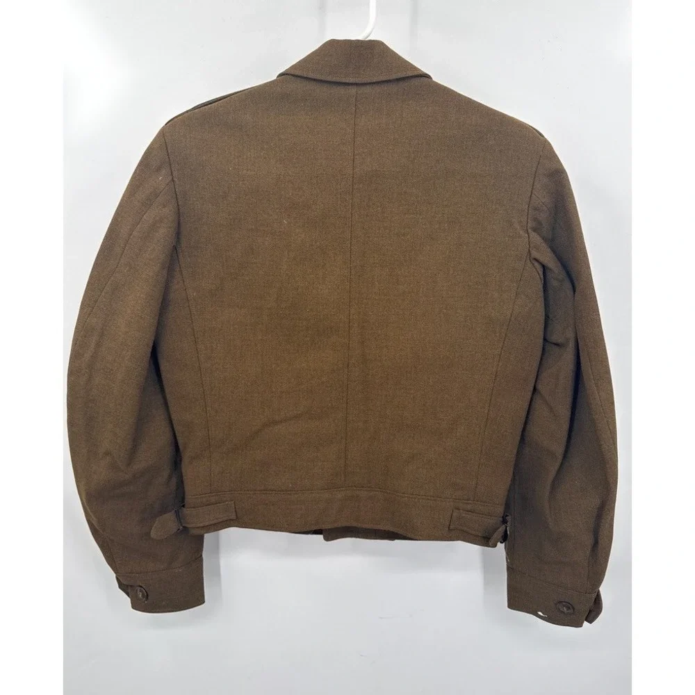 Wwii Army Coat Jacket Brown Uniform - Picture 6 of 7